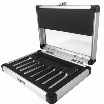 अच्छी कीमत 8pcs Tungsten Carbide Burr Set Deburring Shaping Tungsten Carbide Burr 1 4 शंकु ऑनलाइन