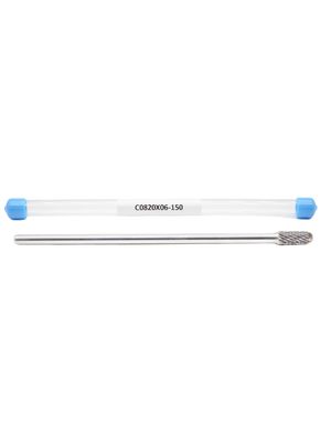 अच्छी कीमत C0820-150mm विस्तारित 6mm शैंक टंगस्टन कार्बाइड बर्र्स स्टैंडर्ड डबल कट कार्बाइड बर्र्स ऑनलाइन